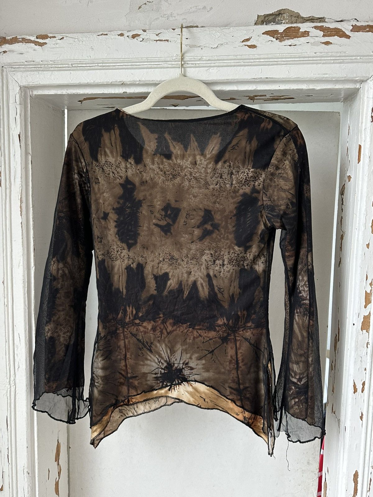 Vintage Vintage Gaultier Style Mesh Printed Jumper Size M / US 6-8 / IT 42-44 - 7 Thumbnail