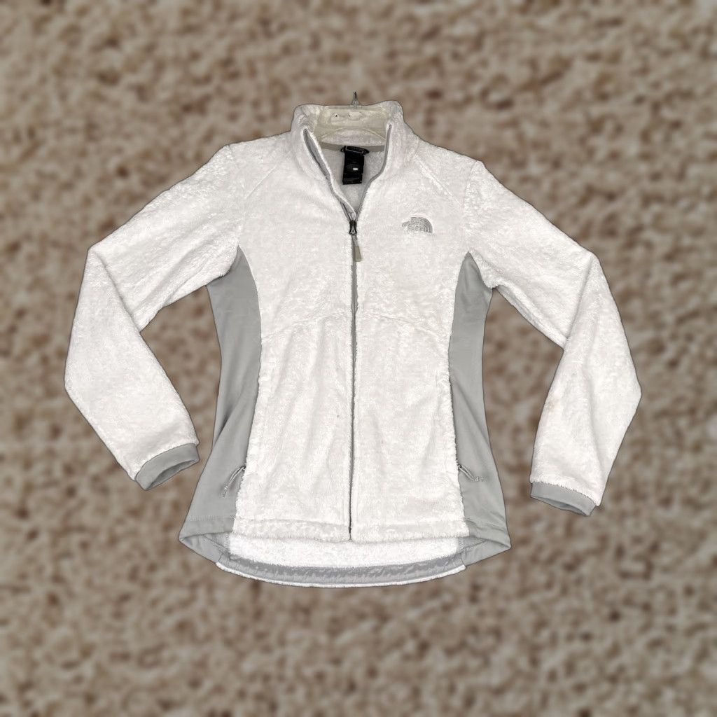 The North Face The North Face Jacket Womens Small White Fleece Full Zip Pockets Outdoor Hiking – Shirt/Outerwear (S) Womens White Pockets Full Zip Seasonal Outdoor Size S / US 4 / IT 40 - 1 Thumbnail
