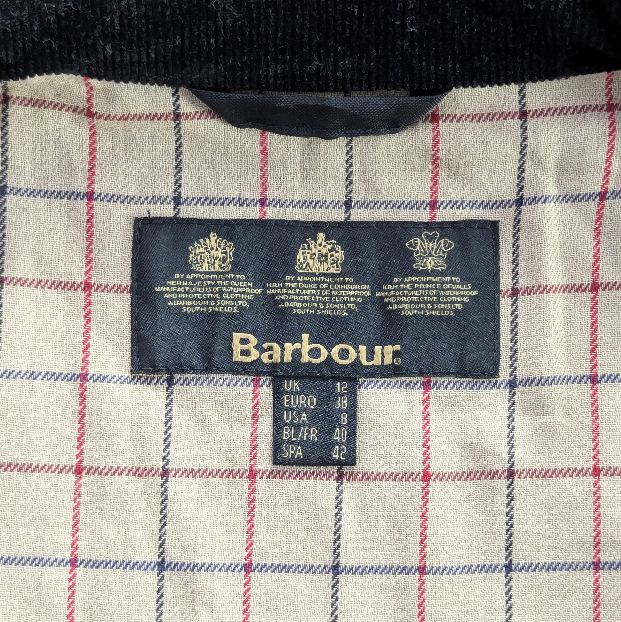 Barbour BARBOUR Isleham Wax Jacket Black British Style Waxed Cotton Size M / US 6-8 / IT 42-44 - 11 Thumbnail