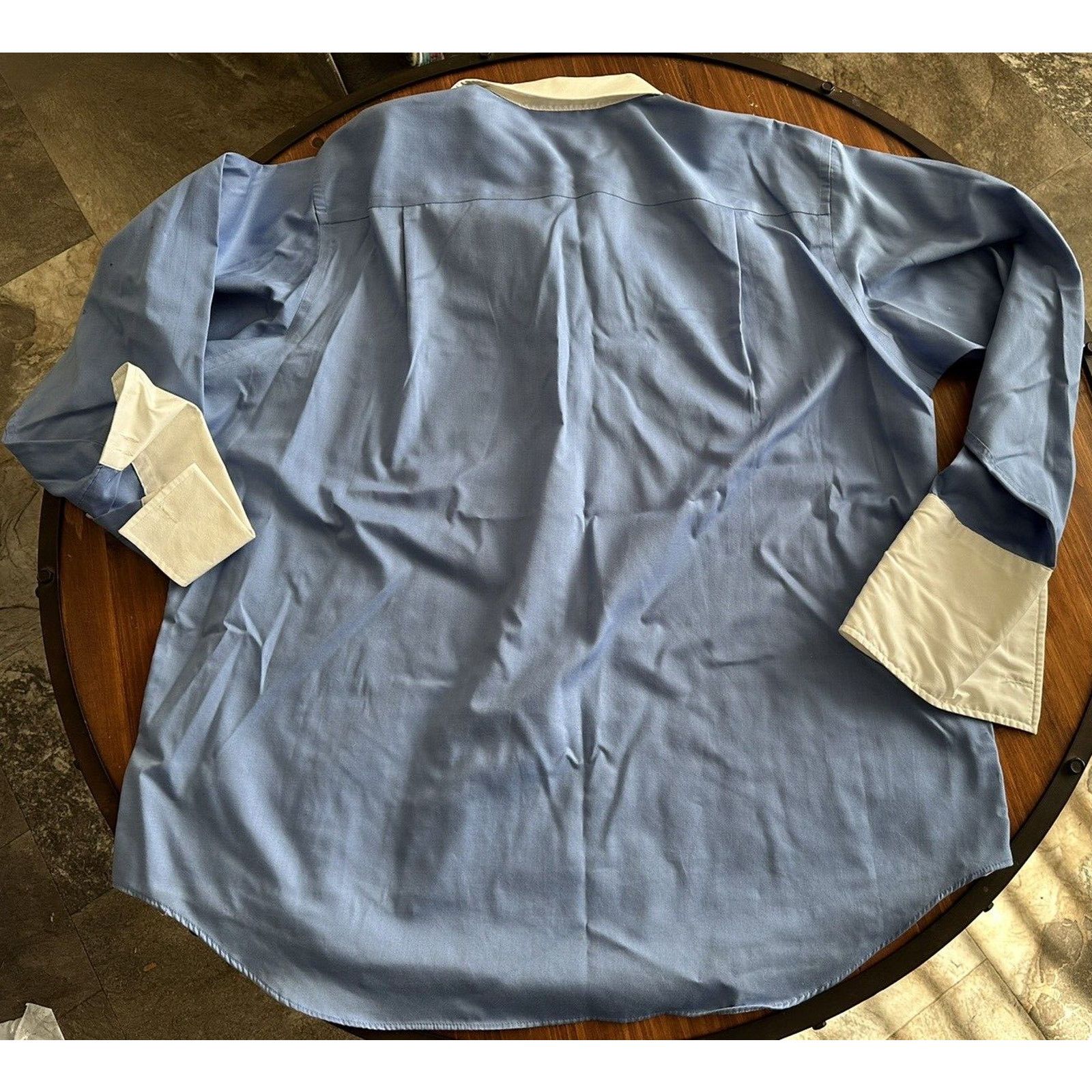 Donald Trump Donald Trump Signature Shirt Button Blue/White French Cuff Size US XL / EU 56 / 4 - 13 Thumbnail