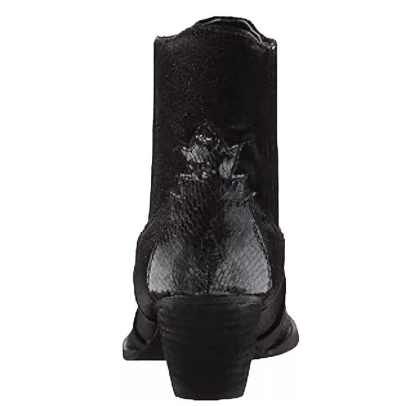 Other VERY VOLATILE Black Velvet Western Ankle Boots | US Wm 7 NEW Size US 7 / IT 37 - 6 Thumbnail