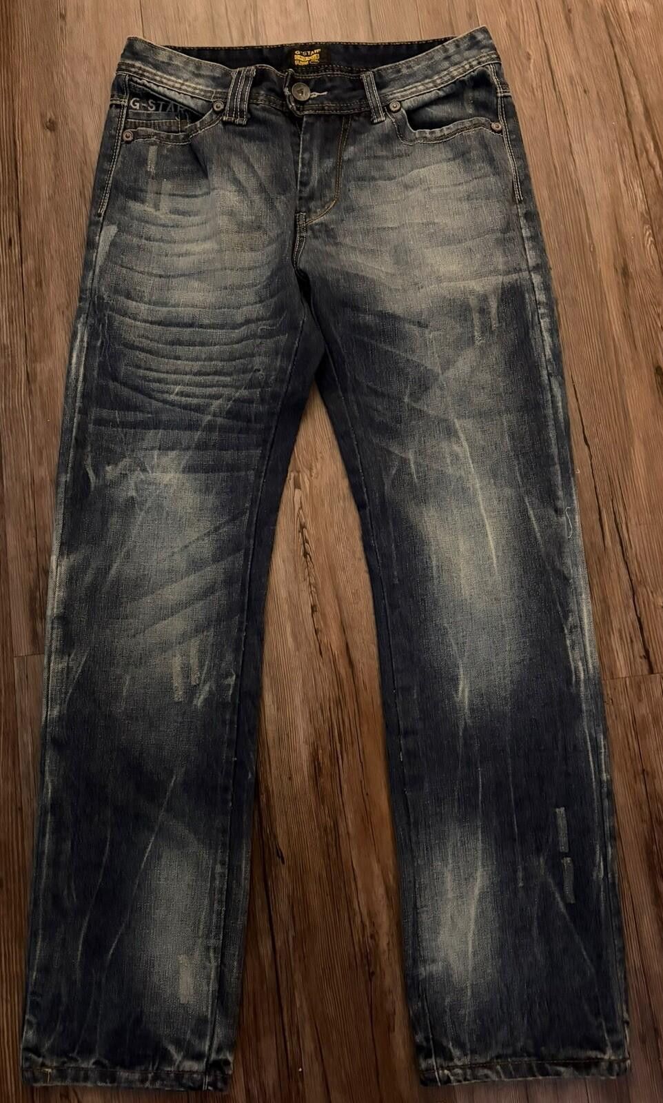Other G-Star RAW Slim Jeans Mens 30x30 Dark Blue Grunge Size US 30 / EU 46 - 2 Thumbnail
