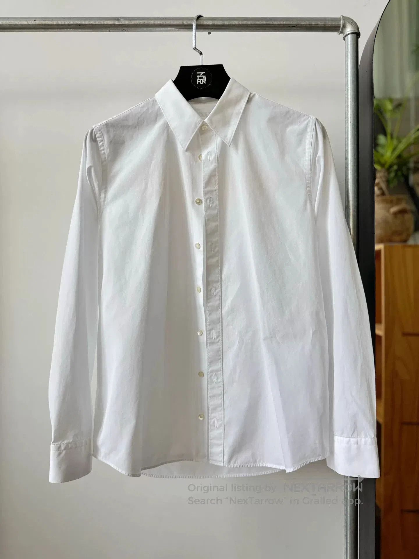Helmut Lang Yellow Logo Shirt.