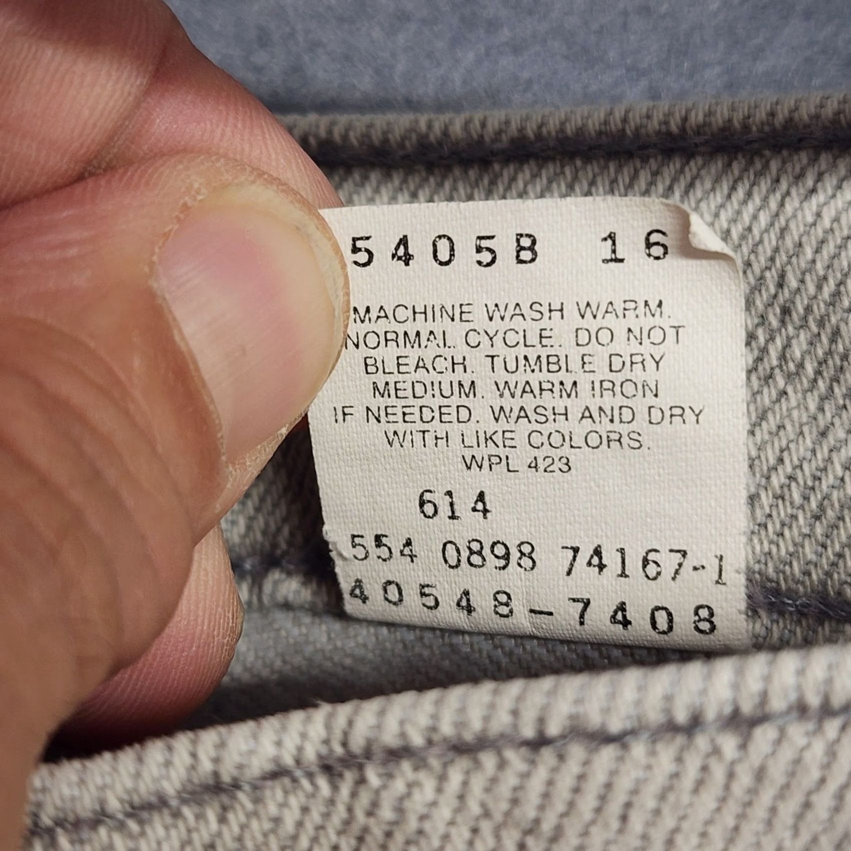 Levi's VINTAGE Levi's Jeans Men 36x30 Grey 540 Flex Distress Brown Tab 90s Tag 38x32 Jeans Mens Size US 36 / EU 52 - 4 Thumbnail