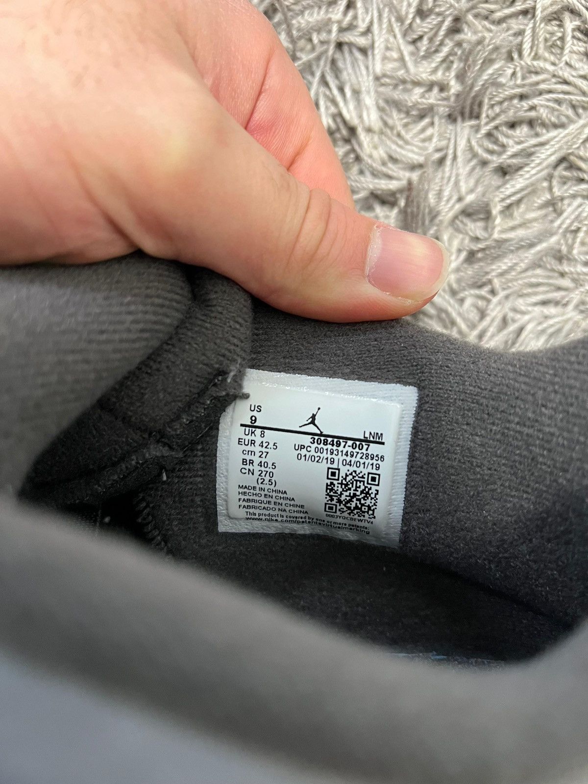 Jordan Brand Jordan 4 Retro Cool Grey Size US 9 / EU 42 - 7 Thumbnail