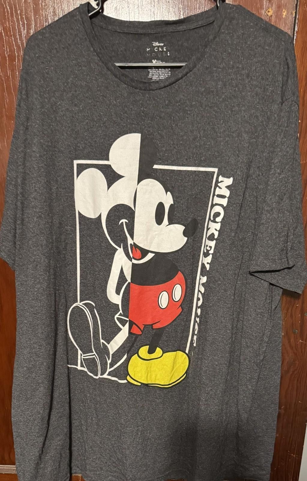 Disney Mickey Mouse Disney T Shirt Gray Men's Size 2XL Size US XXL / EU 58 / 5 - 1 Thumbnail