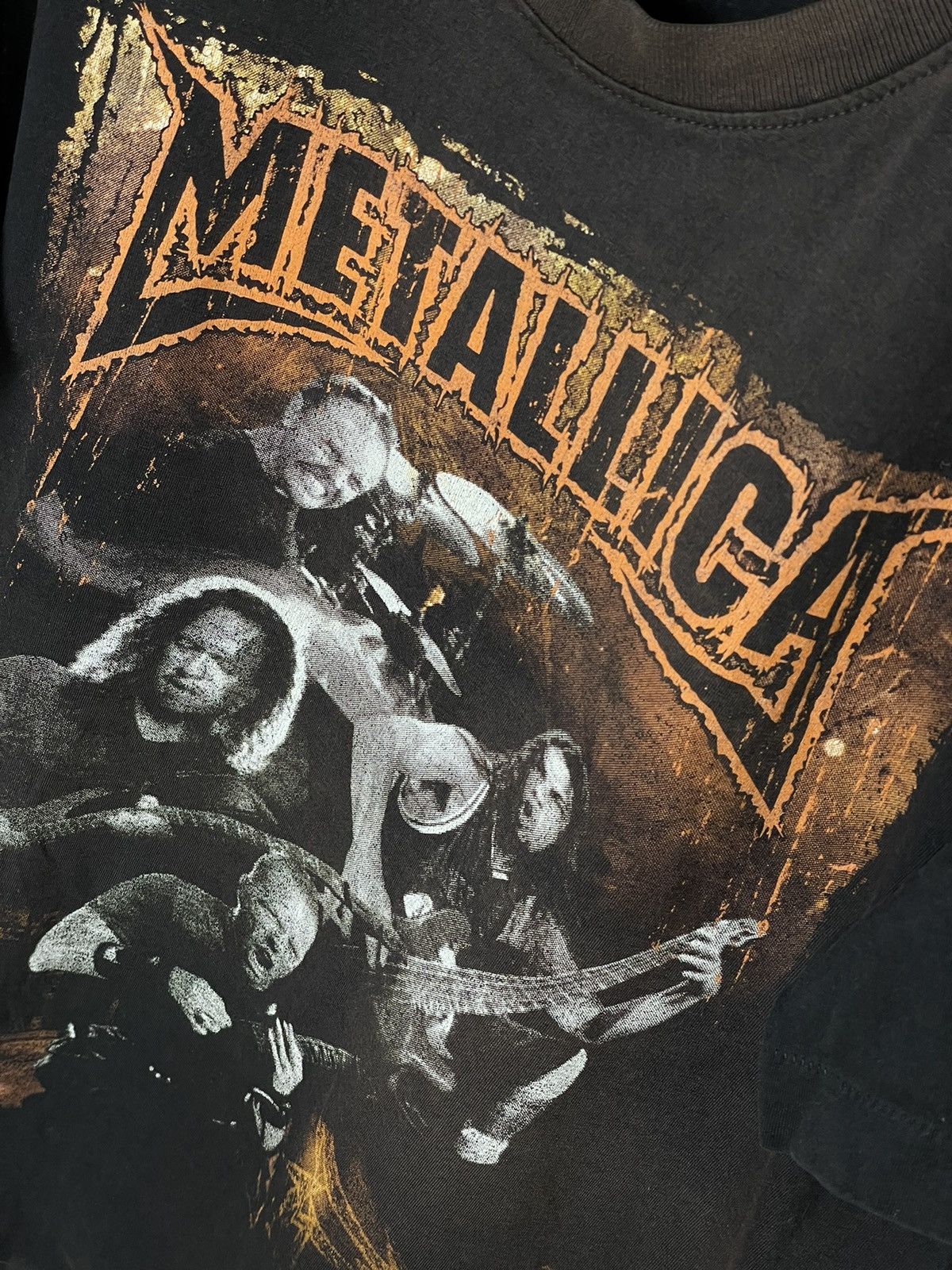 Band Tees × Metallica Metallica Graphic Y2K Faded Distressed Punk Band 90s t-shirt Size US M / EU 48-50 / 2 - 10 Thumbnail