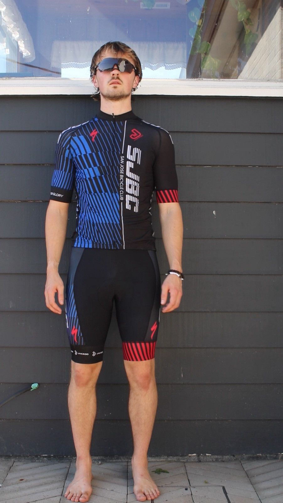 Other XL San Jose Bike Club Jackroo cycling kit jersey + bibs Size US XL / EU 56 / 4 - 1 Thumbnail