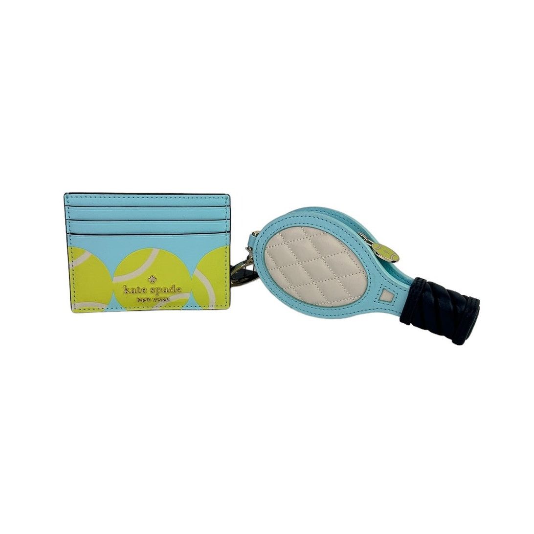 Kate Spade Kate Spade Grand 3D Tennis Racquet Bag Charm & Card holder Size ONE SIZE - 1 Thumbnail