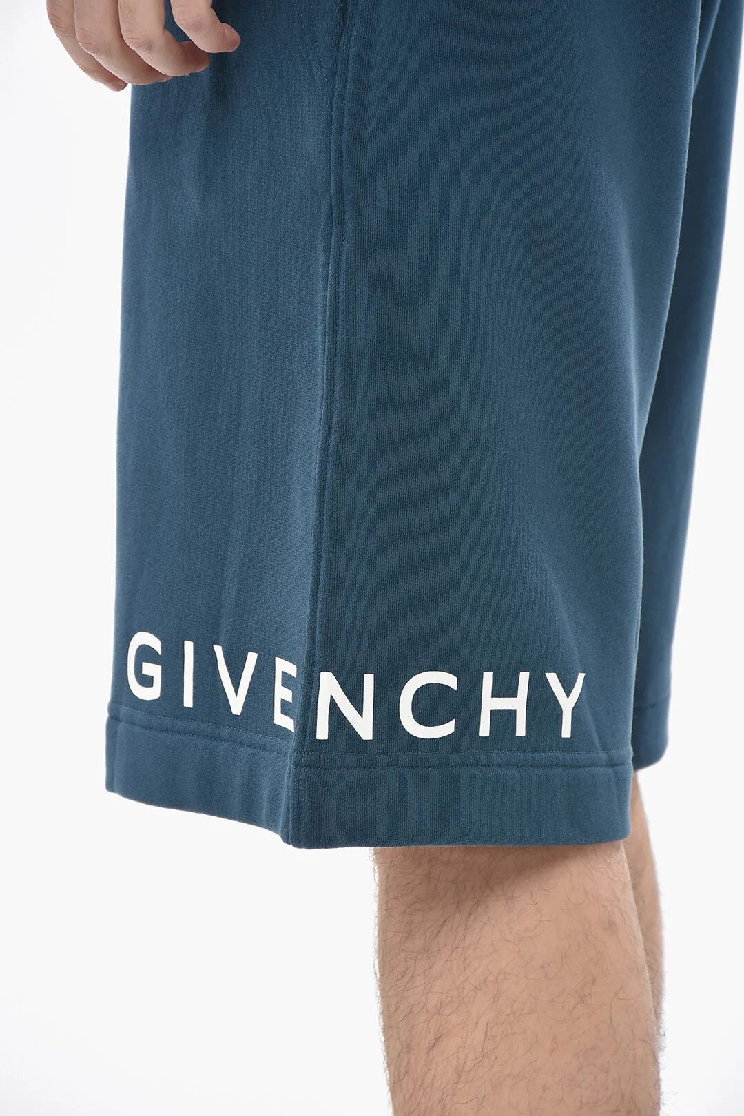 Givenchy og1mm0326 Brushed-Jersey Short in Blue Size US 36 / EU 52 - 3 Thumbnail