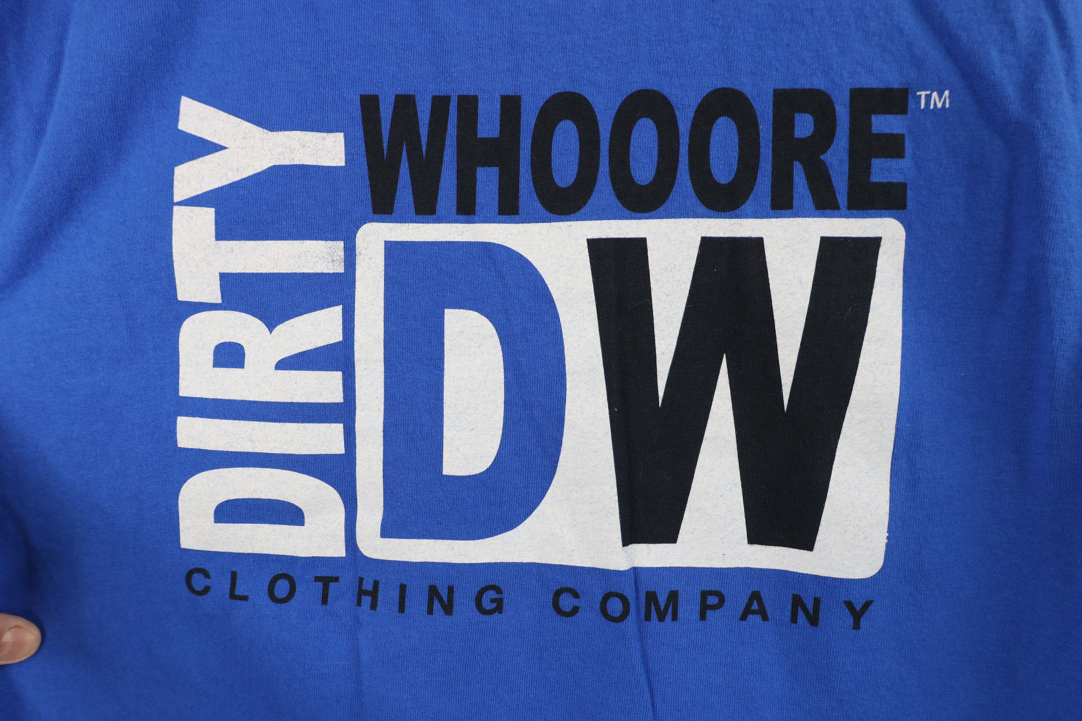 Vintage Vintage Streetwear Whooore Clothing Company T-Shirt Blue Size US S / EU 44-46 / 1 - 10 Thumbnail