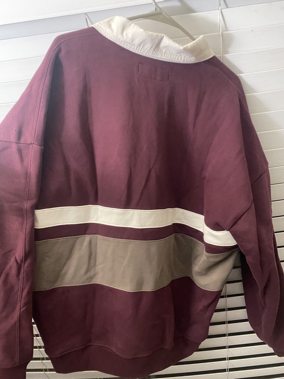 Abercrombie & Fitch Abercrombie & Fitch Maroon Rugby Size US XL / EU 56 / 4 - 4 Thumbnail