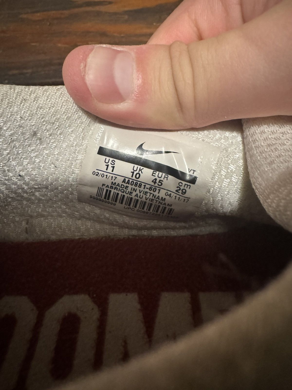 Nike Oklahkma Sooners Nike Free Runs Size US 11 / EU 44 - 5 Thumbnail
