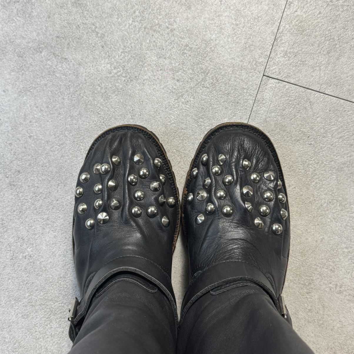 Comme des Garcons Comme des Garcons SS10 Tao Studded Punk Leather Paw Boots Size US 6.5 / IT 36.5 - 6 Thumbnail
