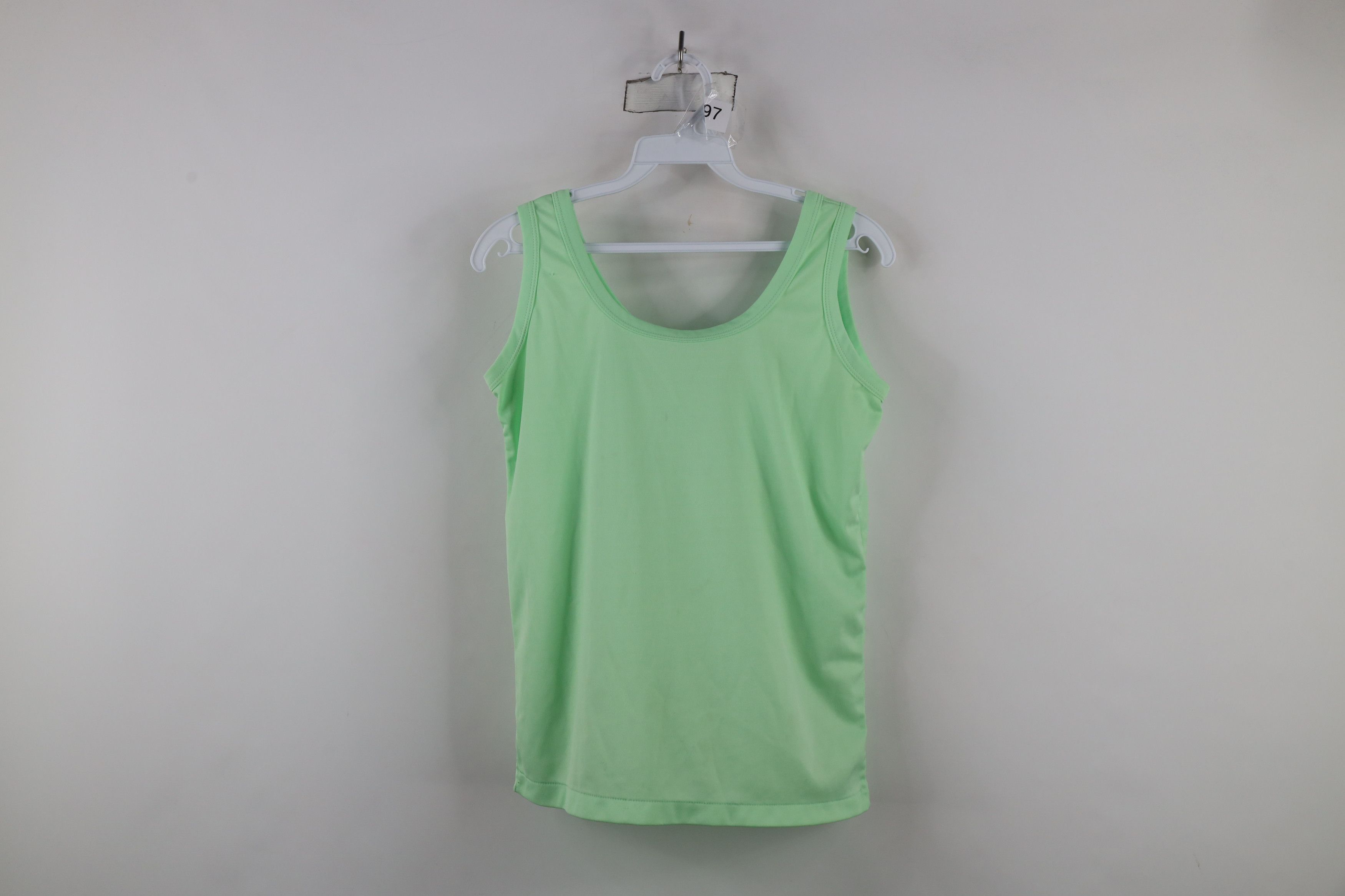 Vintage Vintage 70s Streetwear Babydoll Knit Tank Top T-Shirt Lime Size L / US 10 / IT 46 - 1 Thumbnail