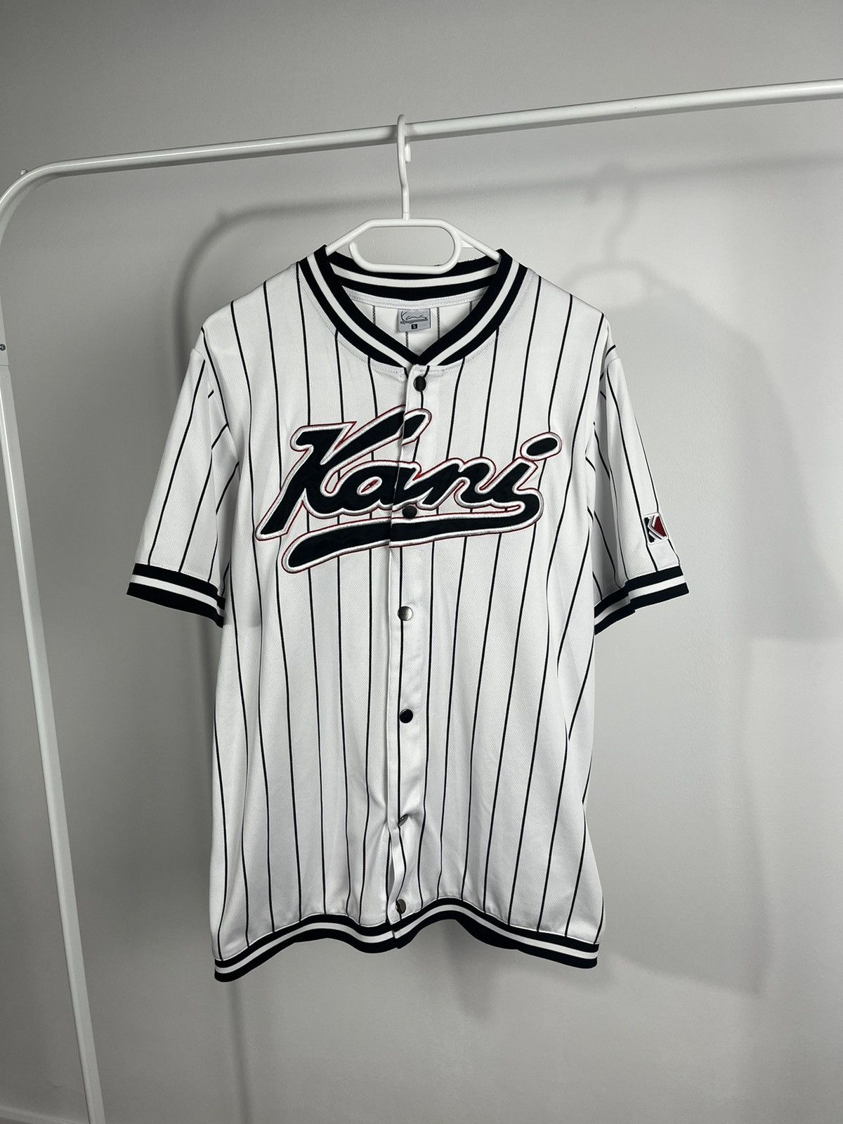Karl Kani × Vintage Karl Kani jersey spellout y2k 90s 00s swag drip hip hop rap Size US S / EU 44-46 / 1 - 1 Thumbnail
