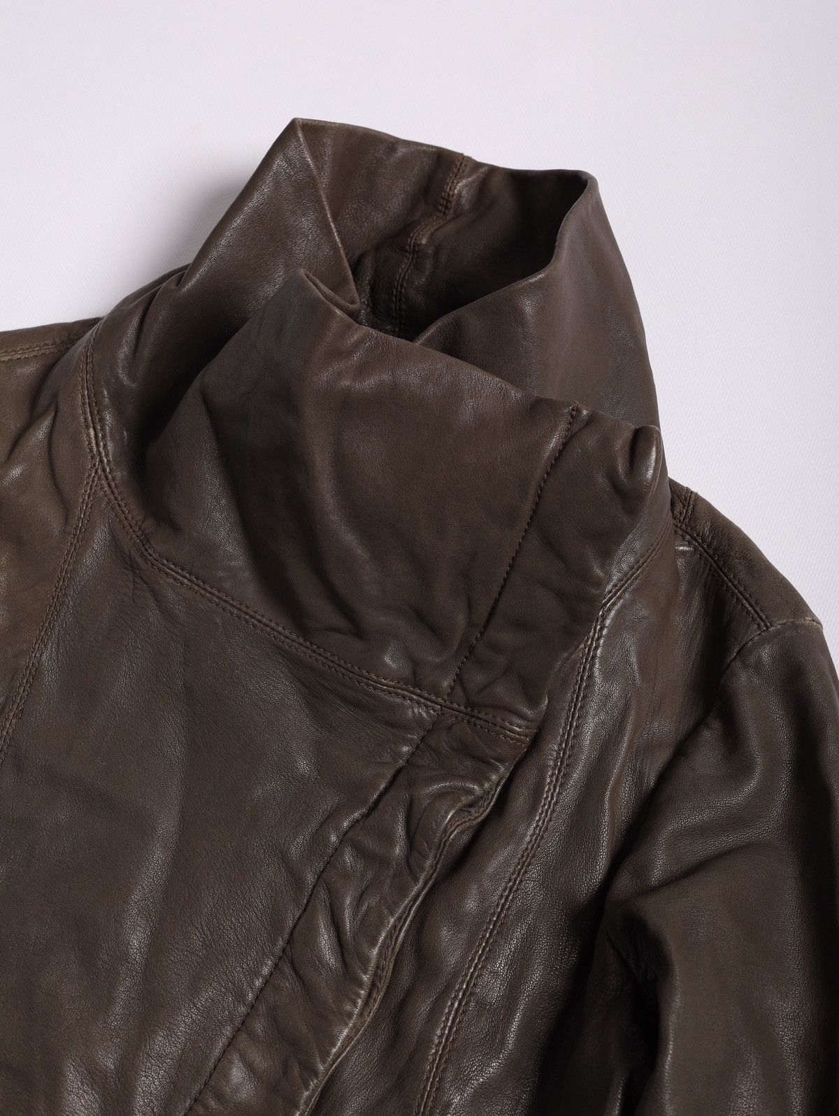 Allsaints Allsaints Kadian Leather Biker Jacket Size L / US 10 / IT 46 - 22 Thumbnail