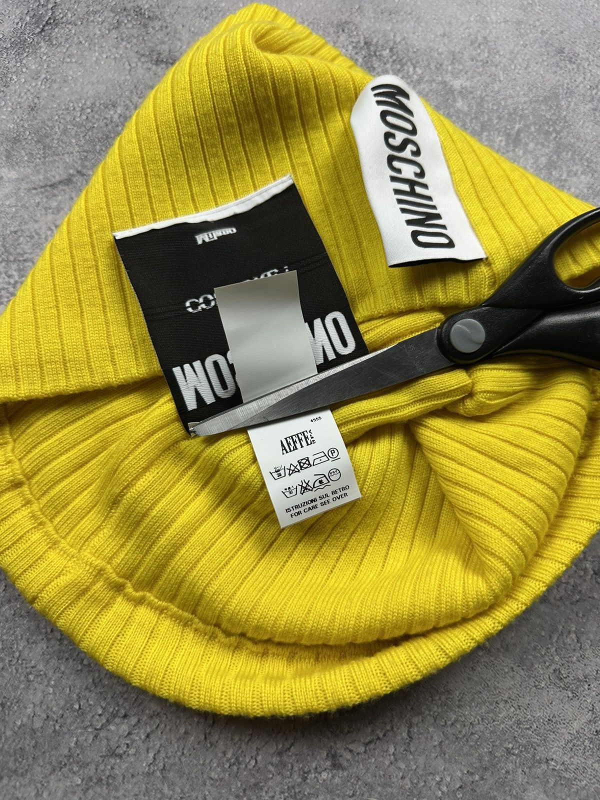 Moschino Moschino Couture Wool Ribbed Scarf Neckwarm Made in Italy Size ONE SIZE - 10 Thumbnail