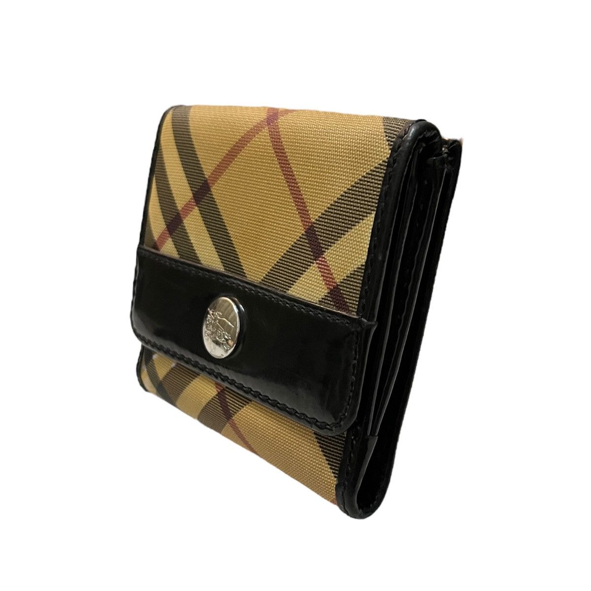 Burberry × Vintage Vintage Burberry Compact Wallet Size ONE SIZE - 3 Thumbnail