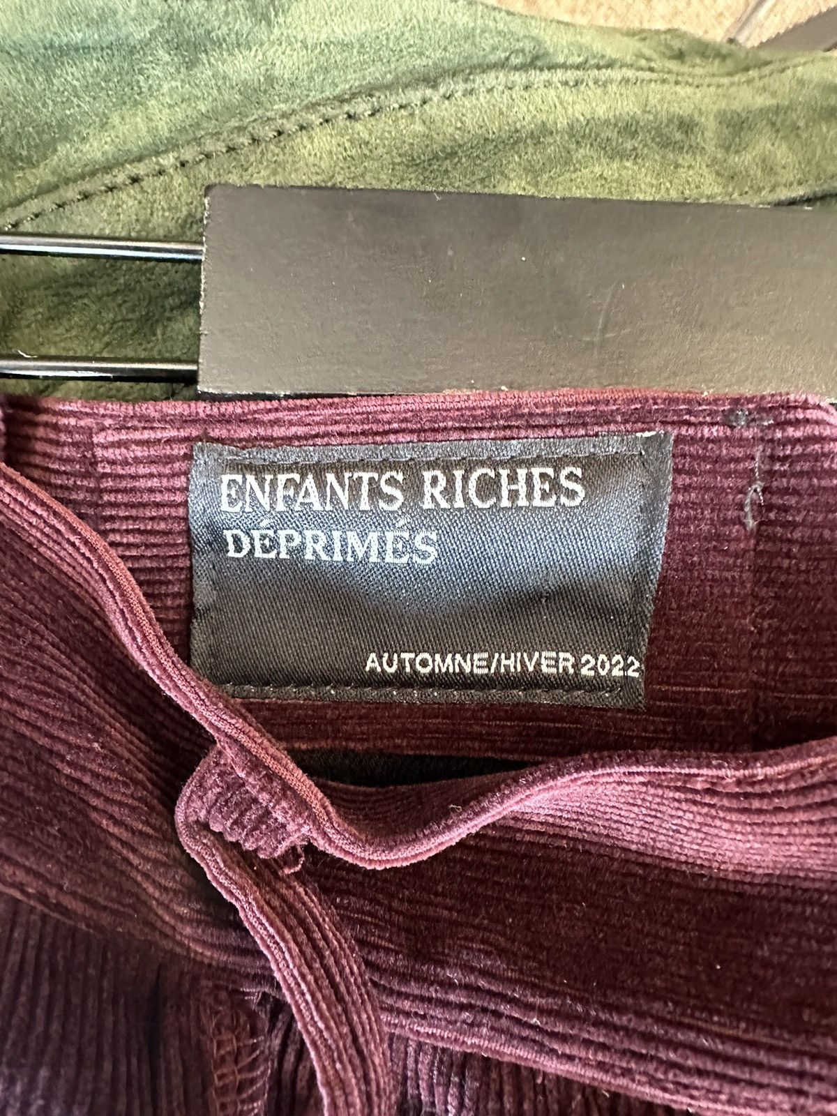 Enfants Riches Deprimes ERD CRAZY CORDUROY EMBROIDERED PANTS Size US 36 / EU 52 - 7 Thumbnail