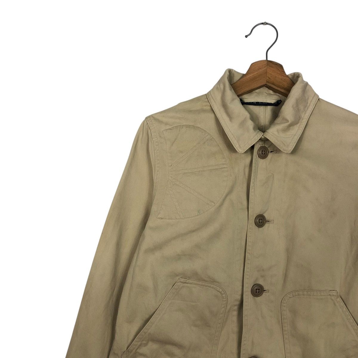 Ralph Lauren 🔥VINTAGE CROPPED CHORE WORK BIKER JACKET RALPH LAUREN Size M / US 6-8 / IT 42-44 - 9 Thumbnail