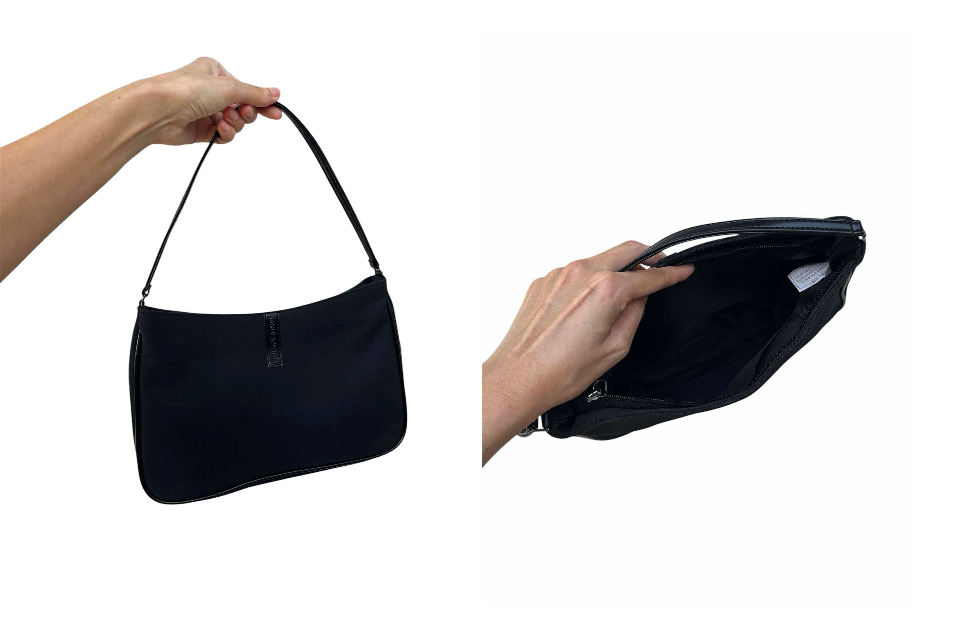 Japanese Brand KANSAI NEW YORK Black Nylon and Leather shoulder bag Size ONE SIZE - 7 Thumbnail