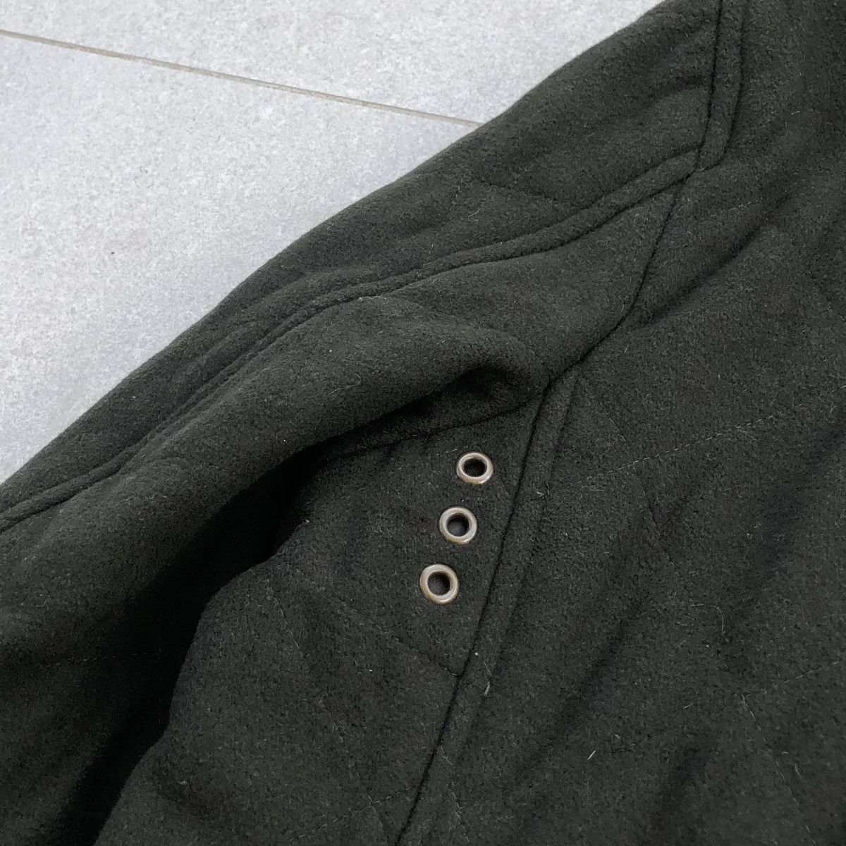 JW Anderson × Uniqlo Uniqlo x JW Anderson Green Wool Blended Quilted Jacket Men's Size US L / EU 52-54 / 3 - 15 Thumbnail