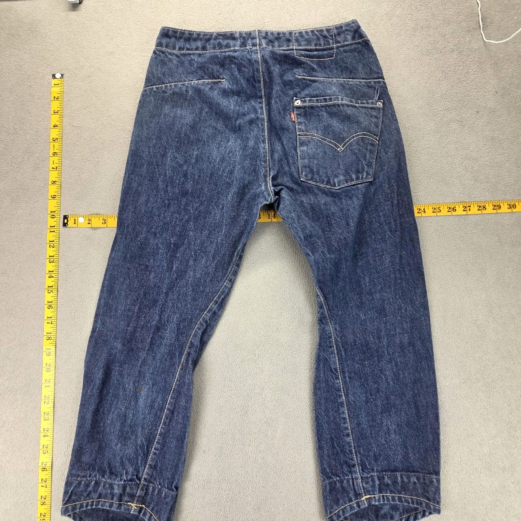 Levi's Levi'S Vintage Engineered Jeans Mens Blue Twisted Straight Leg 26x22 Size US 26 / EU 42 - 2 Thumbnail