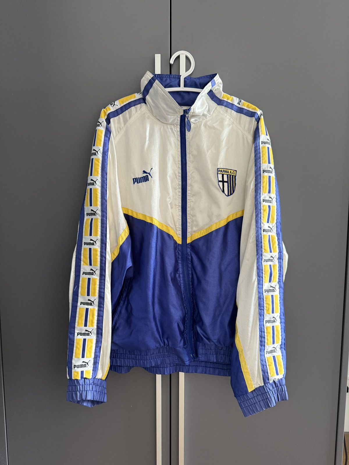 Puma AC Parma 90s Vintage Track top Training Jacket - RARE! | Grailed