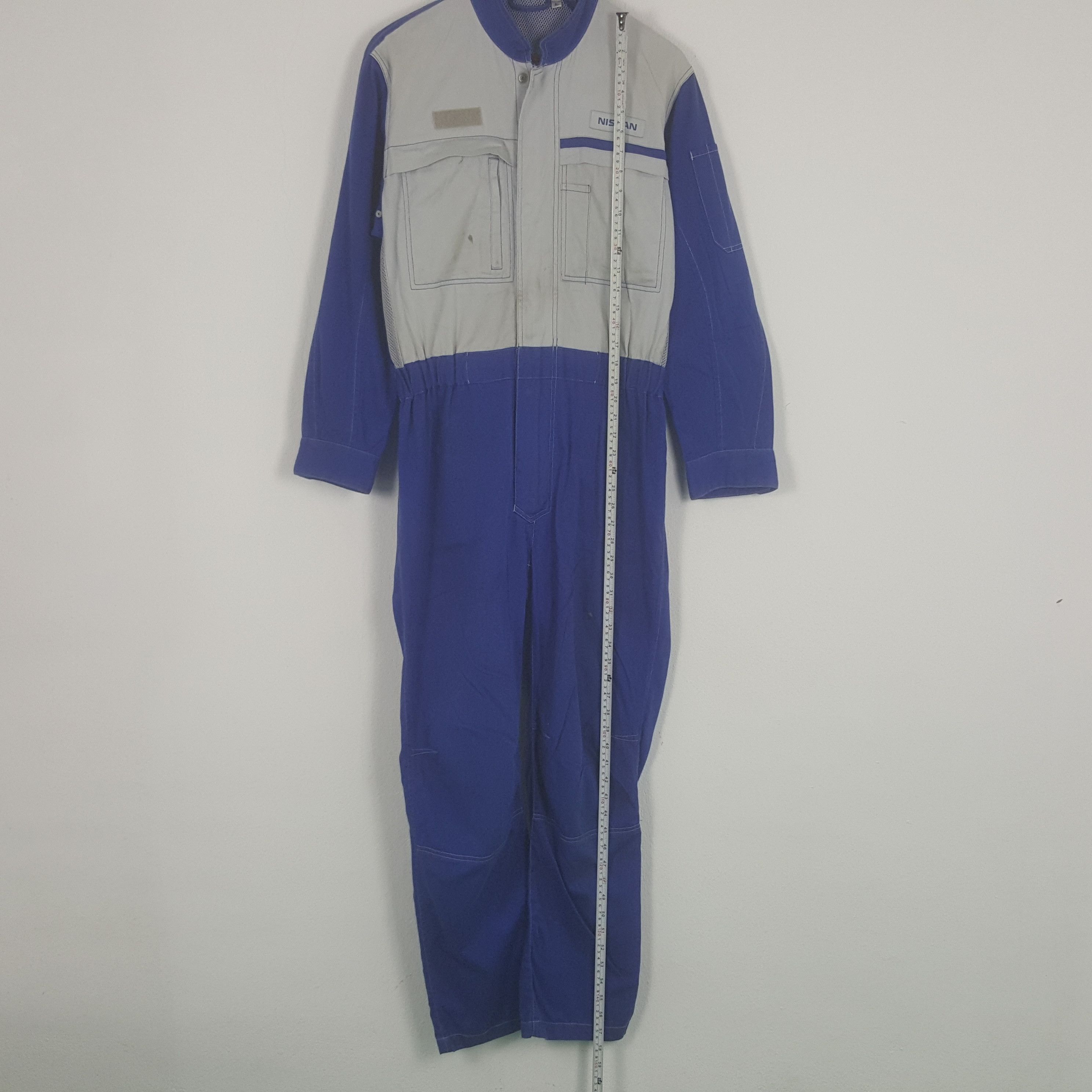 Japanese Brand × Vintage Vintage Nissan Japanese Racing Team Worker Coverall Jacket Size US S / EU 44-46 / 1 - 7 Thumbnail