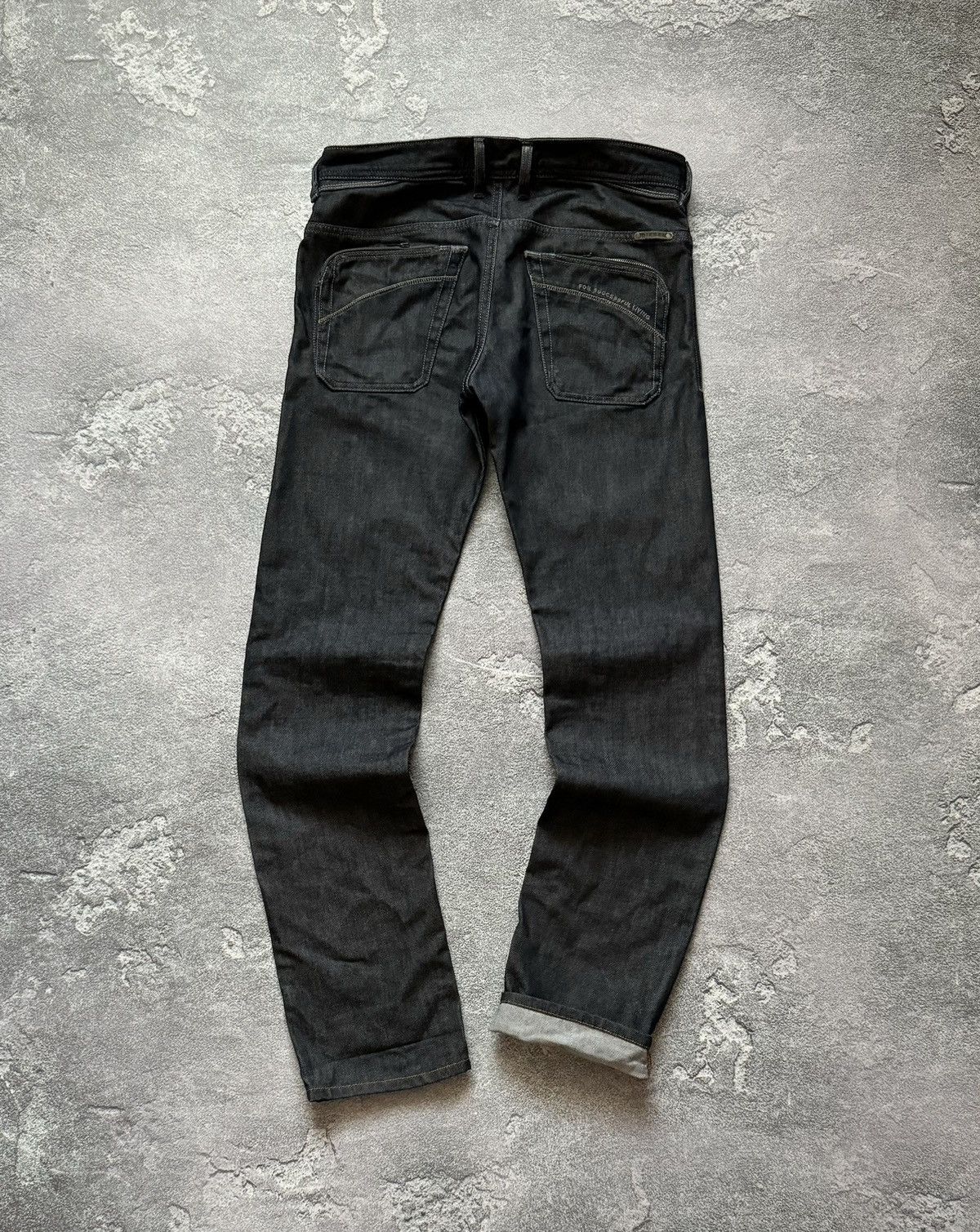 Diesel × Diesel Black Gold Diesel 31/34 Poiak wash 0088z denim pant trouser Jean chino Size US 31 - 1 Thumbnail