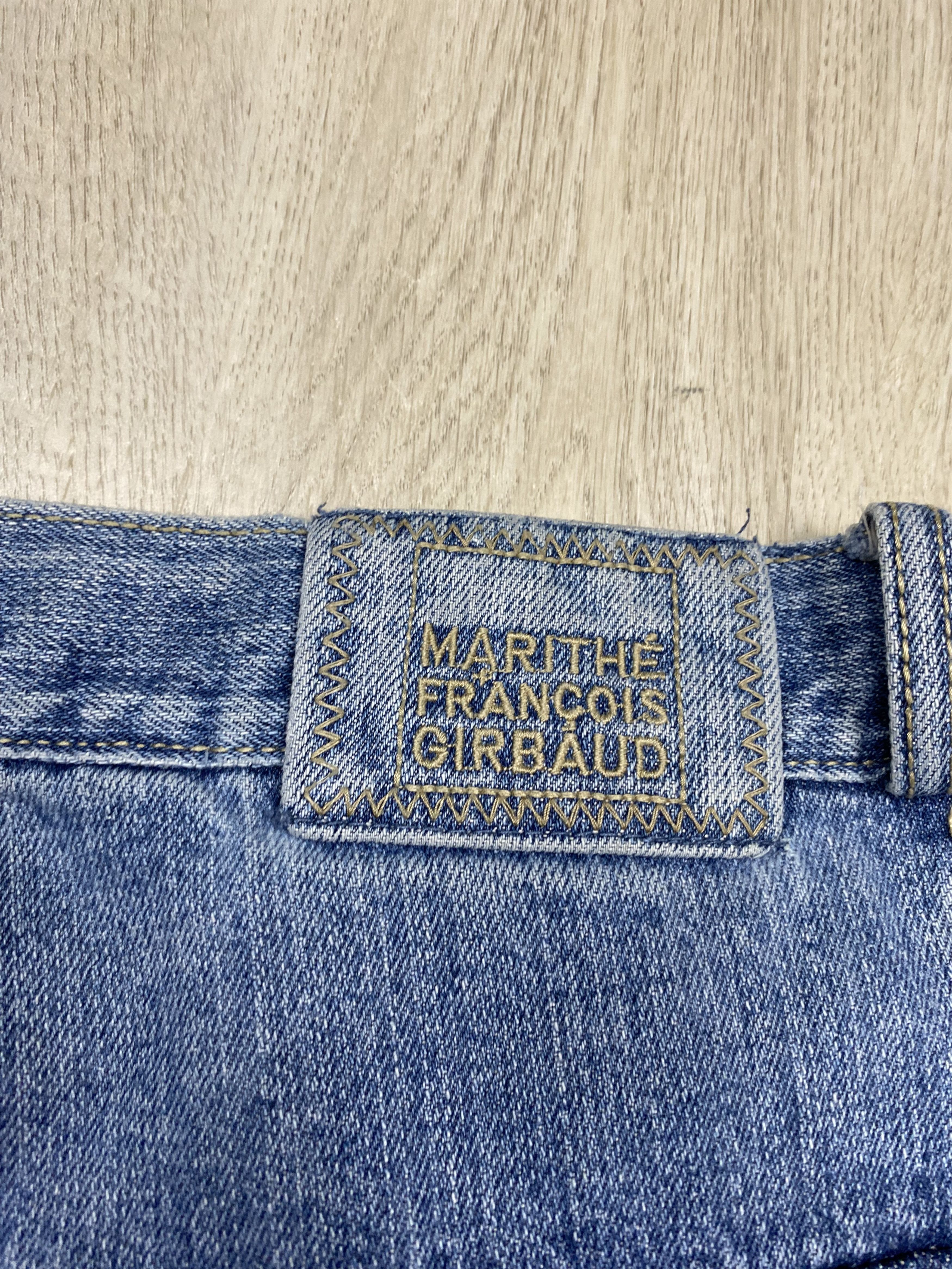 Marithe + Francois Girbaud Marithe Francois Girbaud 90s Vintage Denim Shorts Size US 38 / EU 54 - 10 Thumbnail
