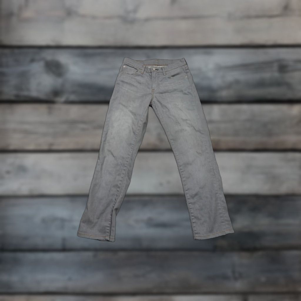 Levi's Levi's 511 Jeans Mens 30x30 Gray Slim Fit Light Wash Western USA Size US 30 / EU 46 - 1 Thumbnail