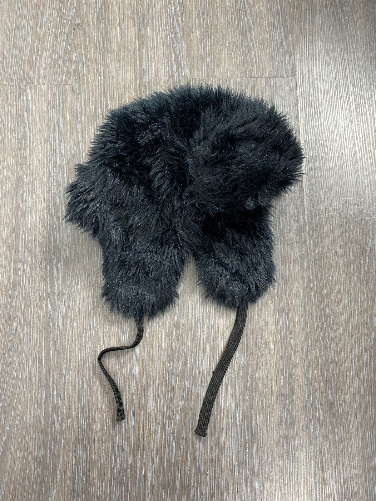 20471120 × Hysteric Glamour × If Six Was Nine Y2K Faux Fur Ushanka Vintage Fuzzy Warm Trapper Hat Size ONE SIZE - 2 Thumbnail