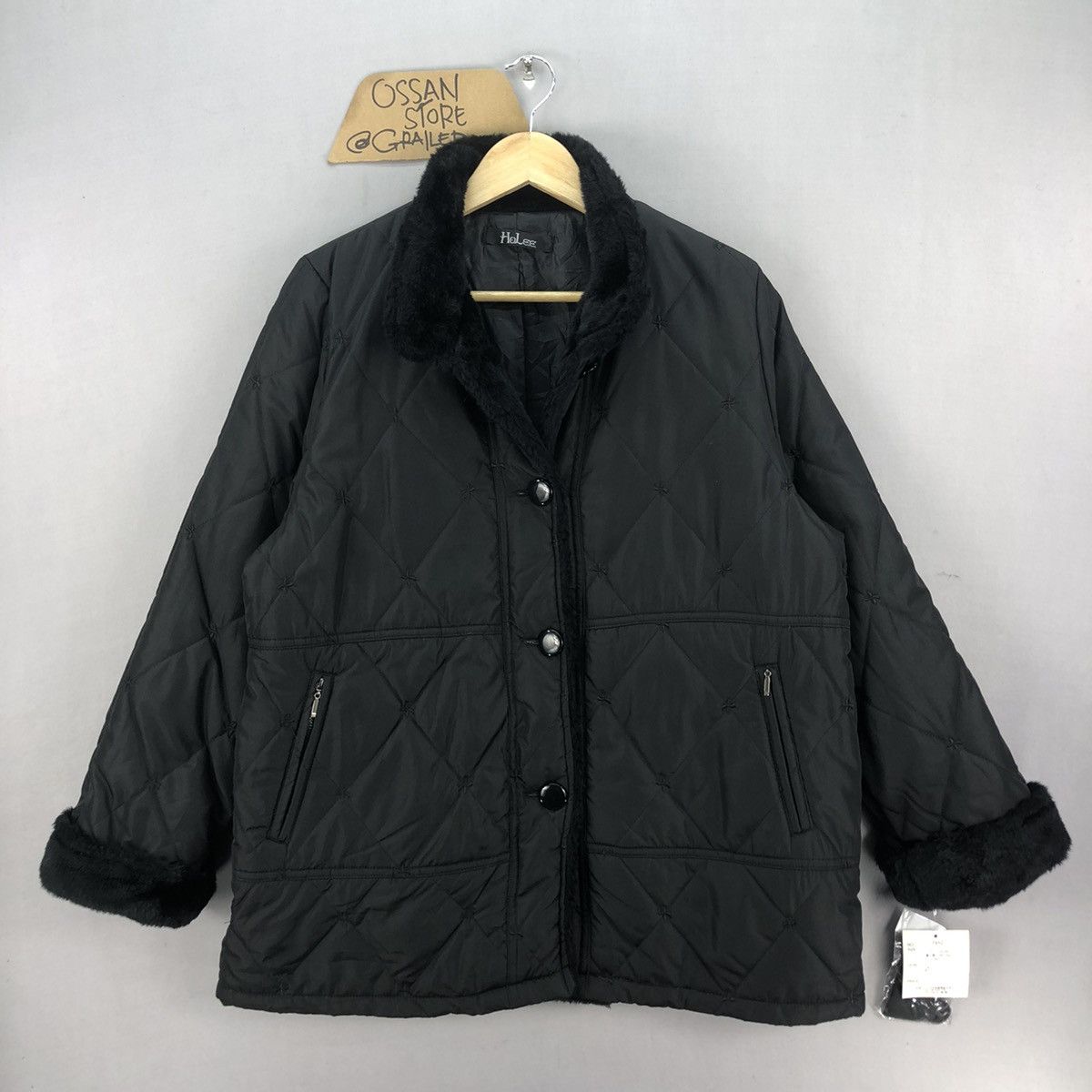 Japanese Brand Japanese Brand HoLee Faux Fur Quilted Puffer Jacket Size US L / EU 52-54 / 3 - 1 Thumbnail