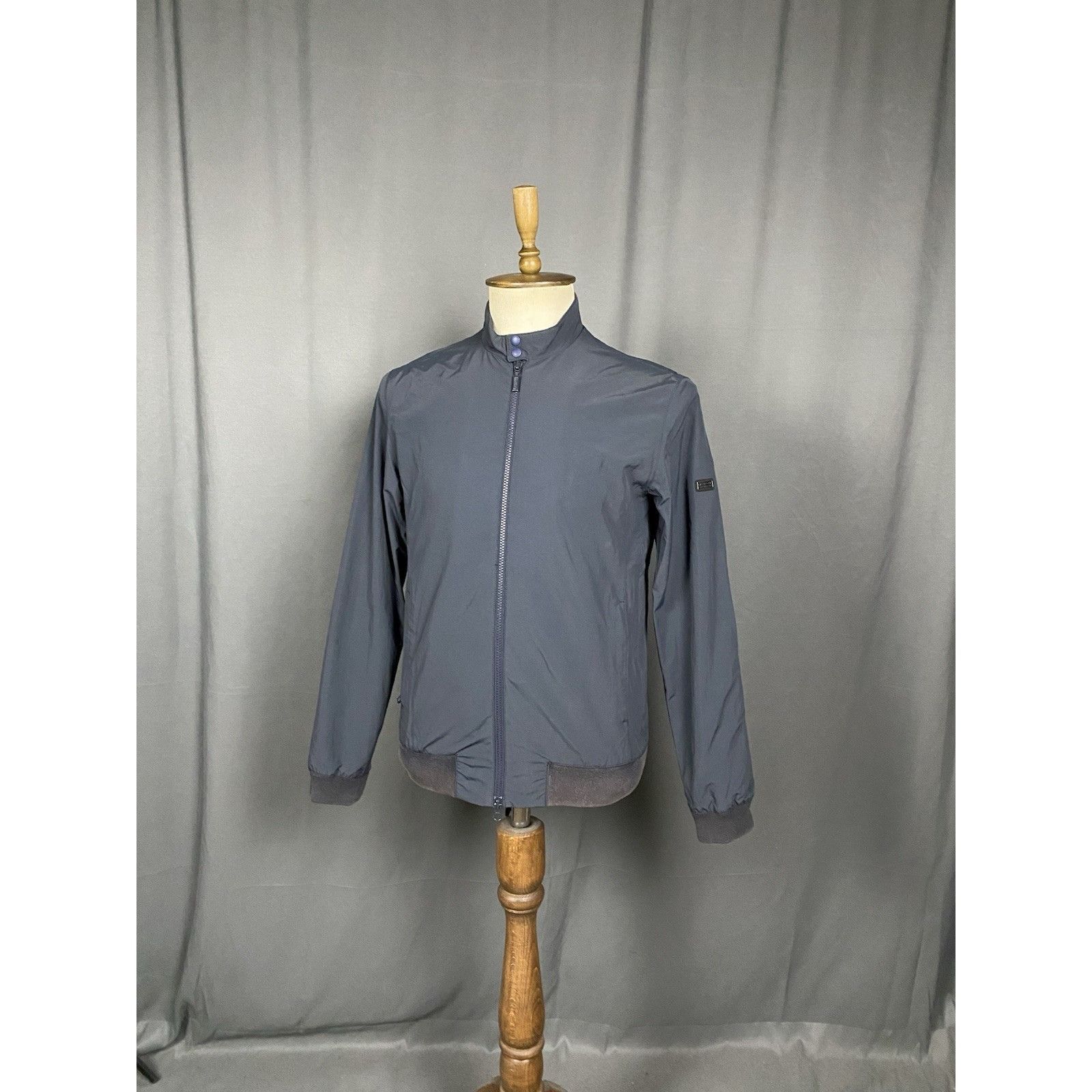 Barbour Barbour Int. Runnel Men's Blue High Neck Bomber Jacket Size Size US S / EU 44-46 / 1 - 5 Thumbnail