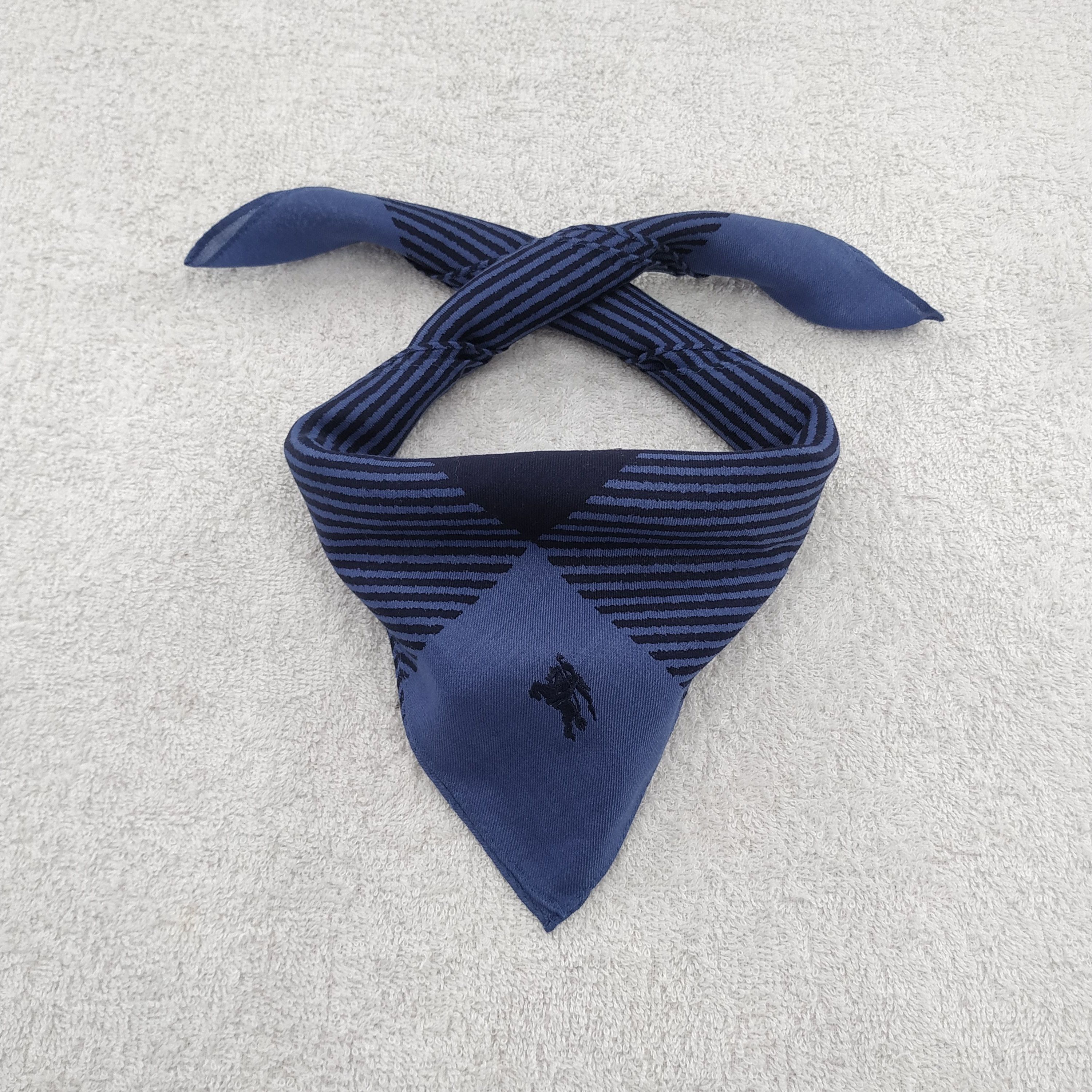 Burberry × Vintage Burberry Bandana / Handkerchief / Neckerchief - S011 Size ONE SIZE - 2 Thumbnail