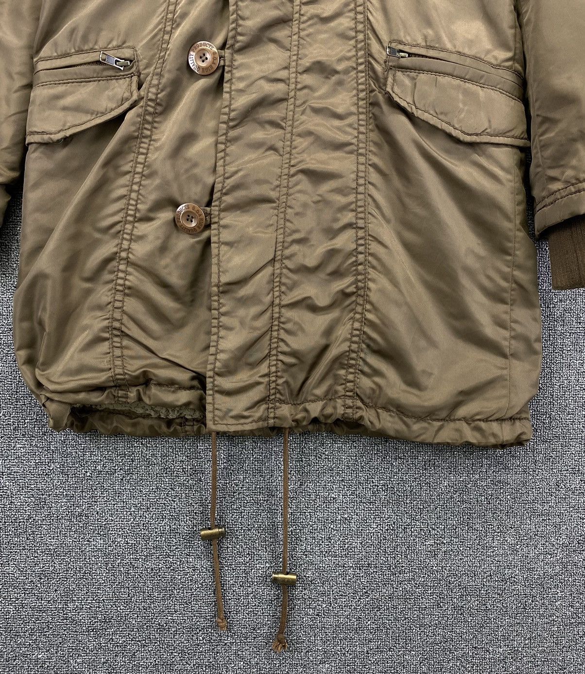 If Six Was Nine 2000s G.O.A - Fur Hoodie Brown Long Jacket Size S / US 4 / IT 40 - 5 Thumbnail