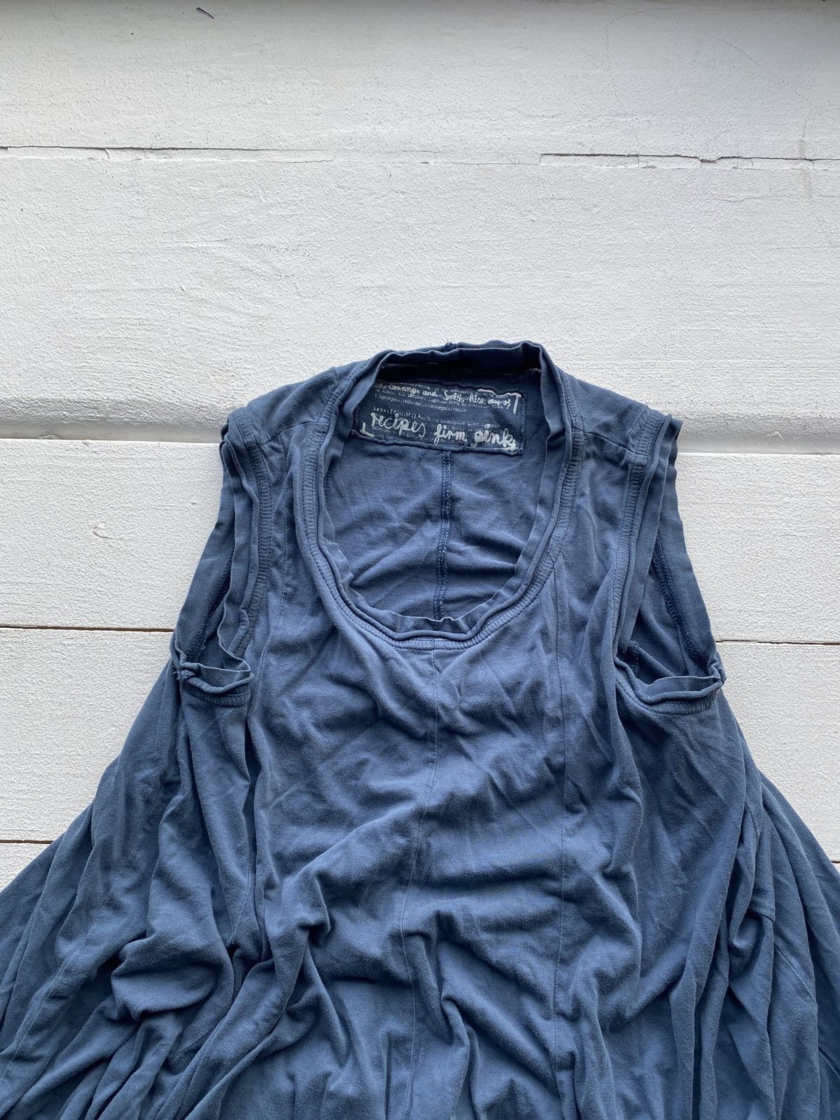Designer × Rundholz 🔥AVANT GARDE RUNDHOLZ RELAXED SLEEVELESS MINI DRESS WOMENS Size M / US 6-8 / IT 42-44 - 2 Thumbnail