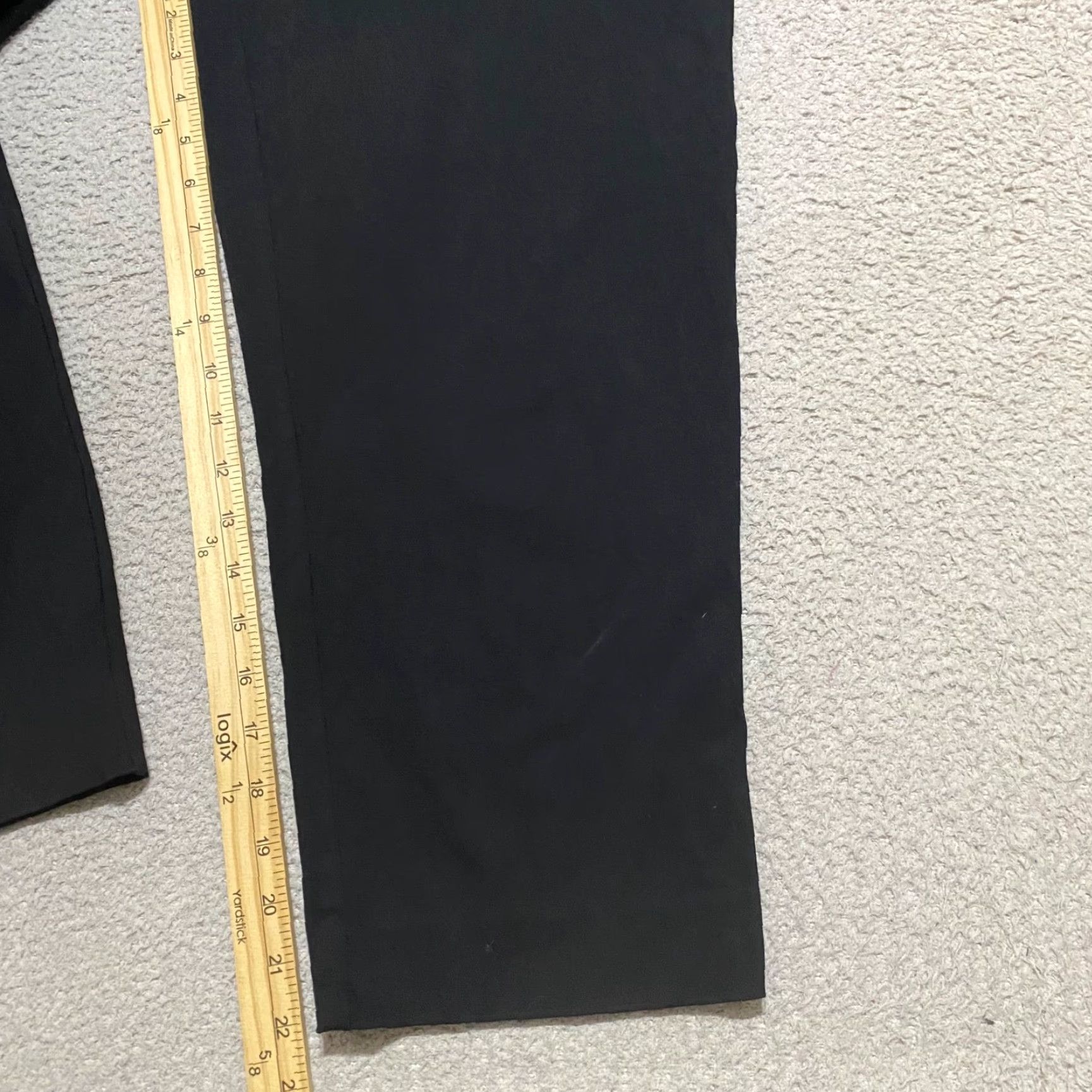 Vintage Chico's Womens Dress Pants Black 16 Stretch Pockets Straight High Rise Business Casual Formal Travel Pants Women Size 38" / US 16 / IT 52 - 6 Thumbnail