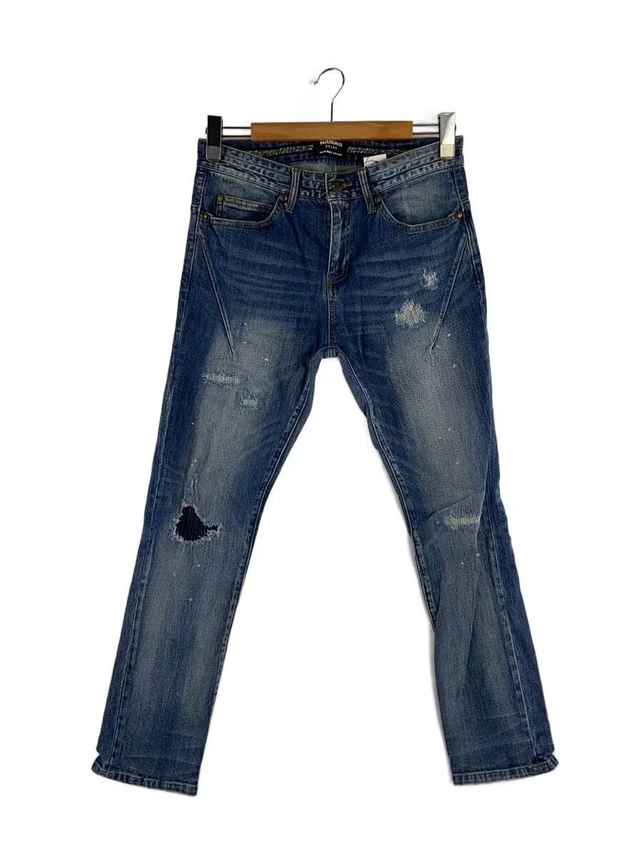 Number (N)ine Distressed Repair Denim Jeans Size US 31 - 1 Thumbnail
