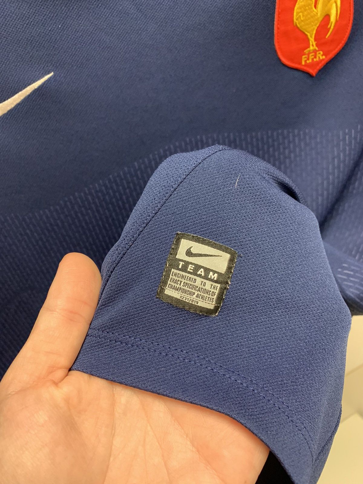 Vintage Chabal 1 Nike France vintage rugby jersey Xl Size US XL / EU 56 / 4 - 6 Thumbnail