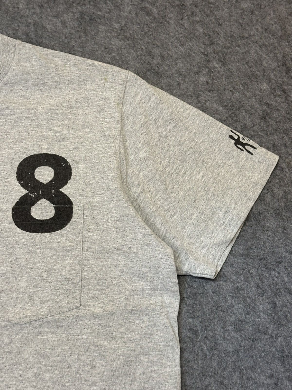 Engineered Garments vintage-style grey cotton jersey t-shirt a "1968" graphic. Size US L / EU 52-54 / 3 - 5 Thumbnail