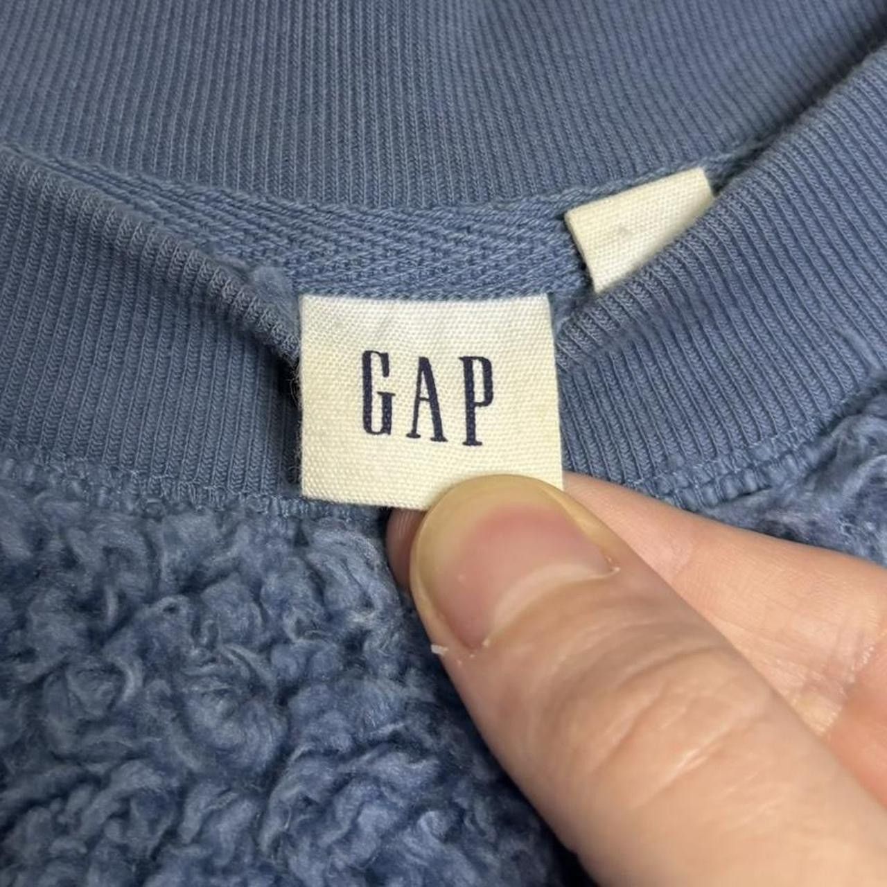Gap GAP Blue Fluffy Boxy Sweatshirt Size M / US 6-8 / IT 42-44 - 3 Thumbnail