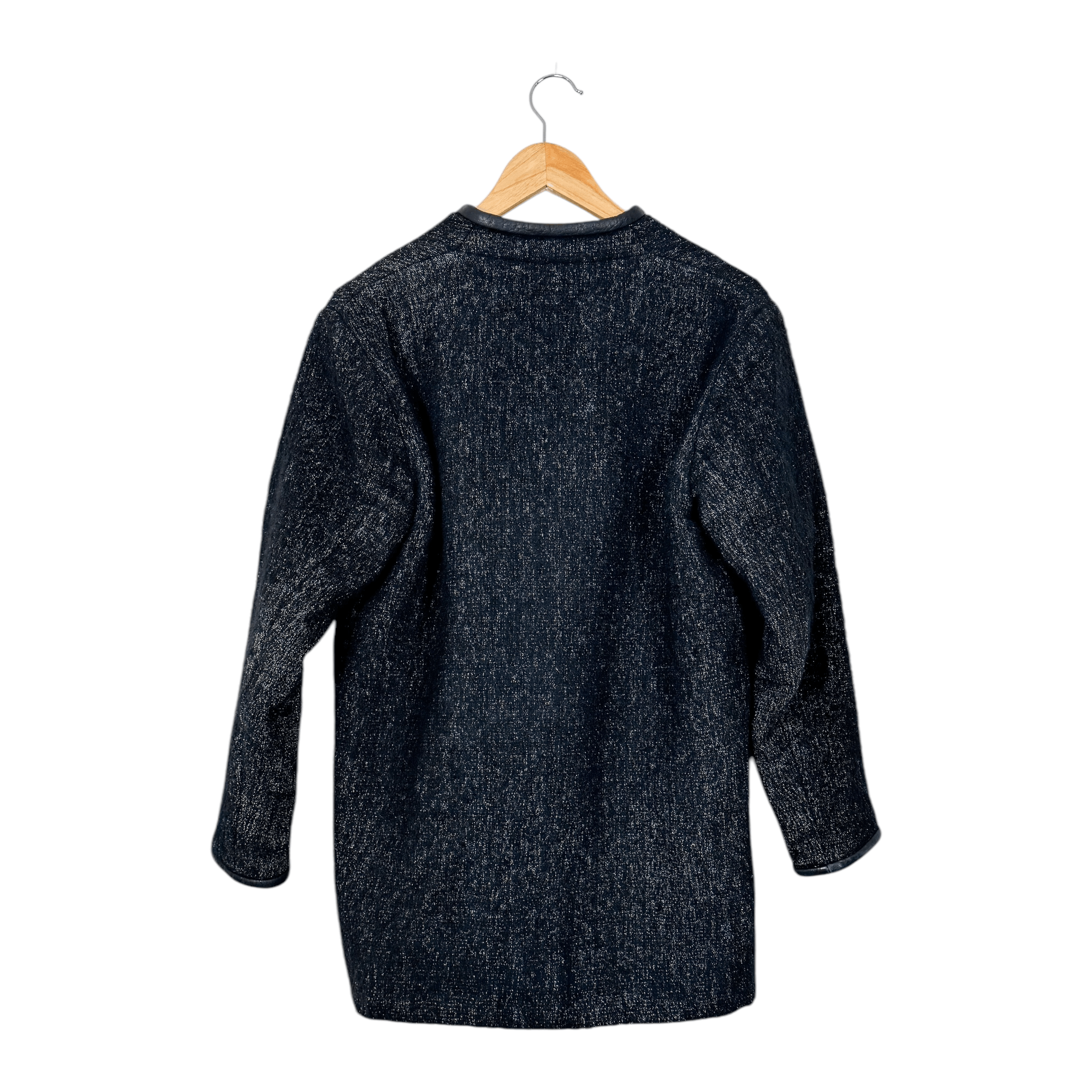 Iro IRO coat made of wool and alpaca with leather details Size XS / US 0-2 / IT 36-38 - 2 Thumbnail