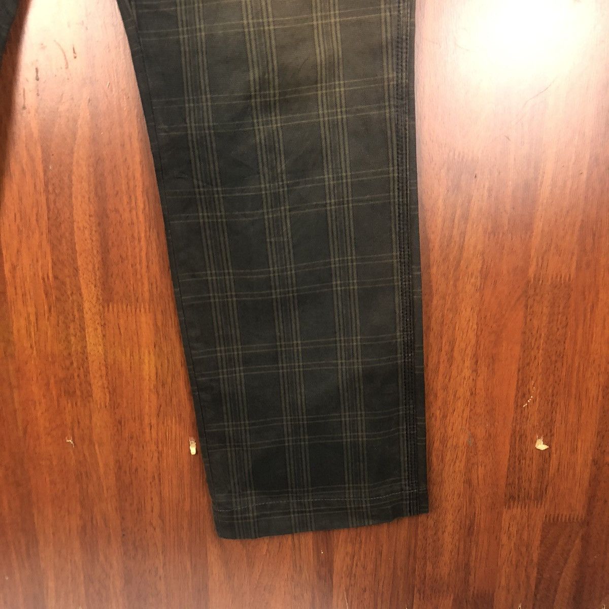Japanese Brand Checkerd Dark Brown Casual Pants #7510 Size US 34 / EU 50 - 10 Thumbnail
