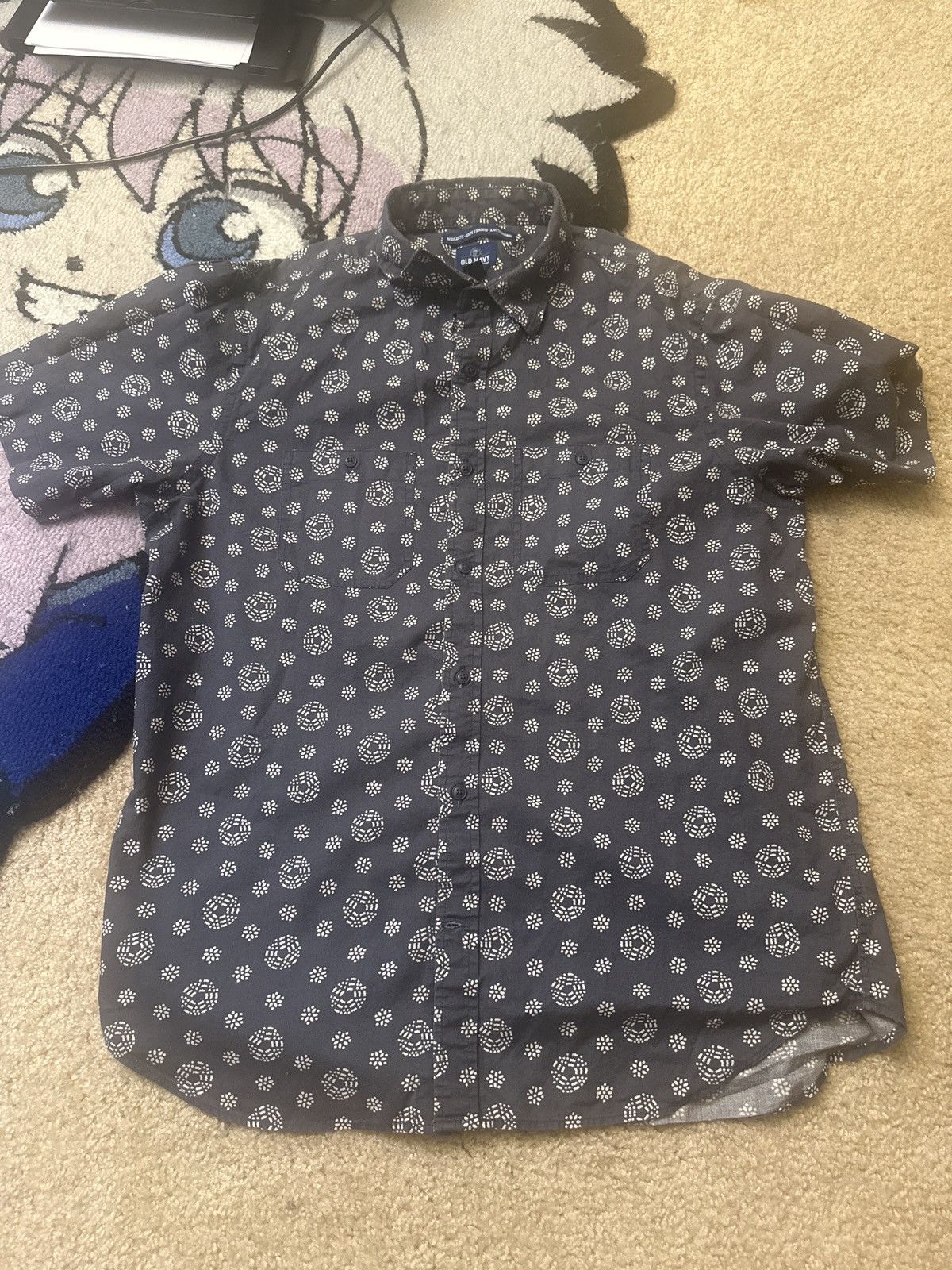 Old Navy Old navy blue pattern shirt Size US L / EU 52-54 / 3 - 1 Thumbnail
