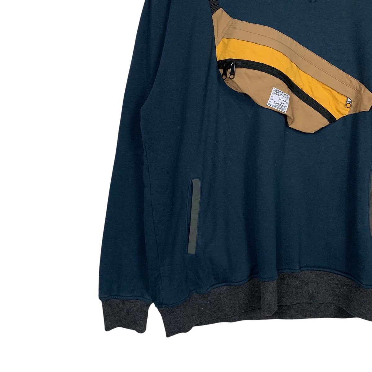 GRN GRN Tokyo Crossbody Bag Pullover Hoodie Sweatshirt #2051-C89 Size US XL / EU 56 / 4 - 5 Thumbnail