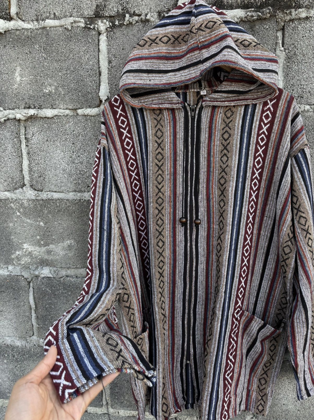 If Six Was Nine Woven Knit Wear Hoodie Zip Jacket Coat Size US XL / EU 56 / 4 - 5 Thumbnail