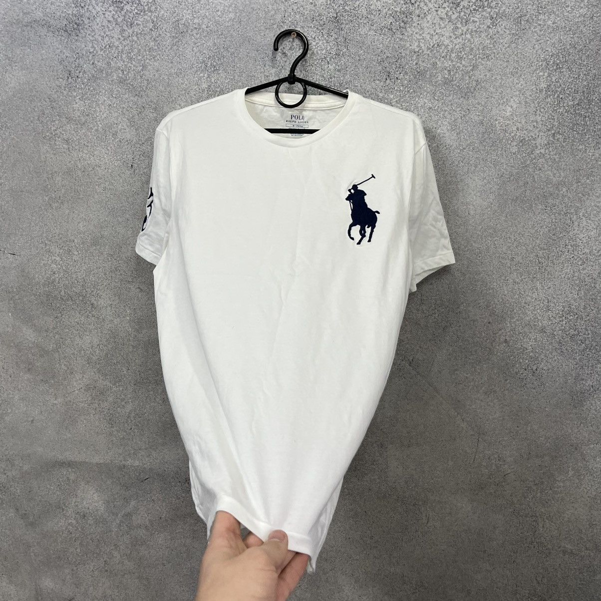 Polo Ralph Lauren Polo Ralph Lauren T-Shirt Big Pony #3 PRL White Size US M / EU 48-50 / 2 - 7 Thumbnail